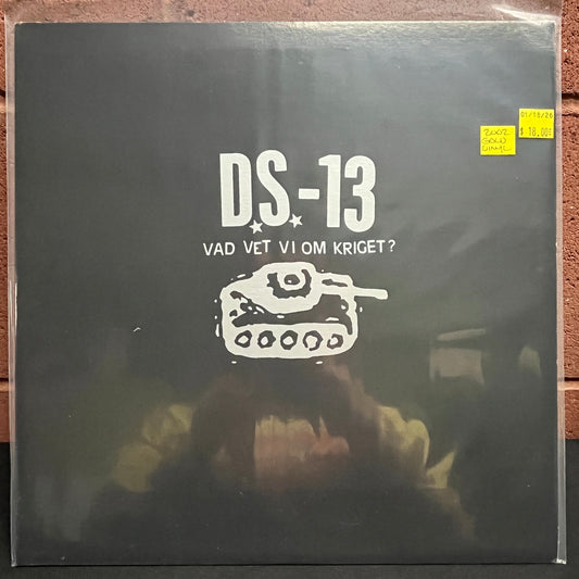 Used Vinyl: D.S.-13 "Vad Vet Vi Om Kriget?" LP (2002 Press - Gold Vinyl)