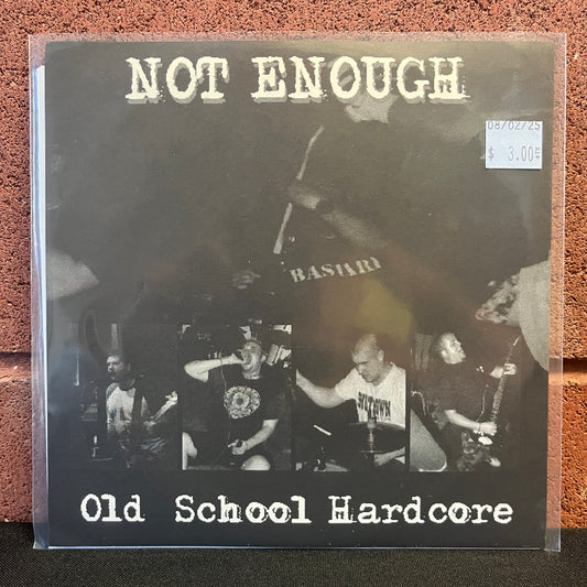 Used Vinyl: Not Enough "Old School Hardcore" 7"