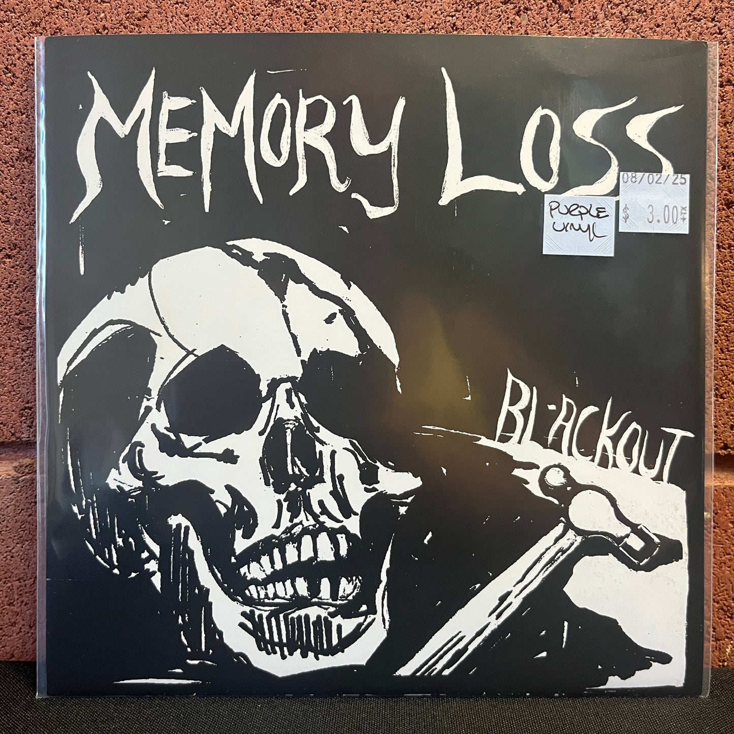 Used Vinyl: Memory Loss "Blackout" 7" (Purple Vinyl)