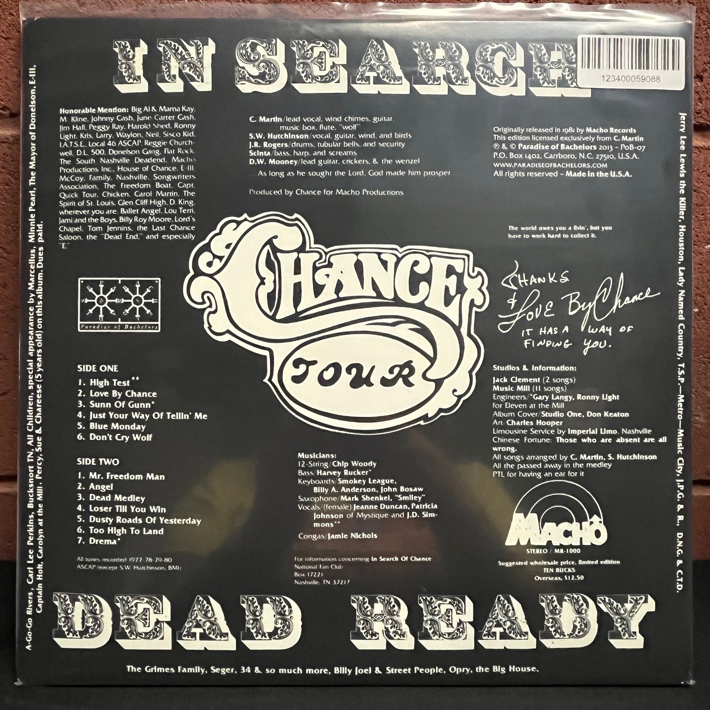 Used Vinyl: Chance Martin "In Search" LP (2013 Press)