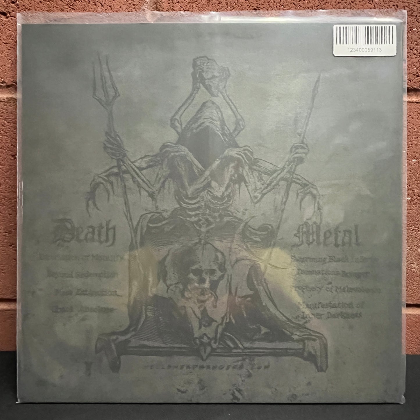 Used Vinyl: Coffin Lust "Manifestation Of Inner Darkness" LP (2016 Grey/Black Splatter Press)