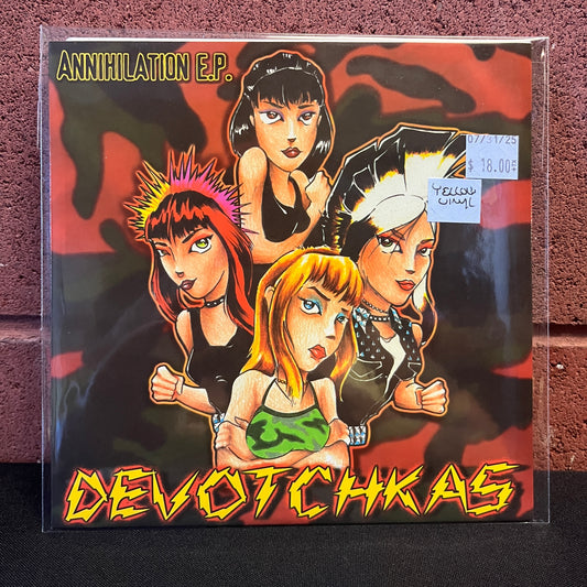 Used Vinyl: Devotchkas ‎"Annihilation E.P." 7" (Yellow Vinyl)