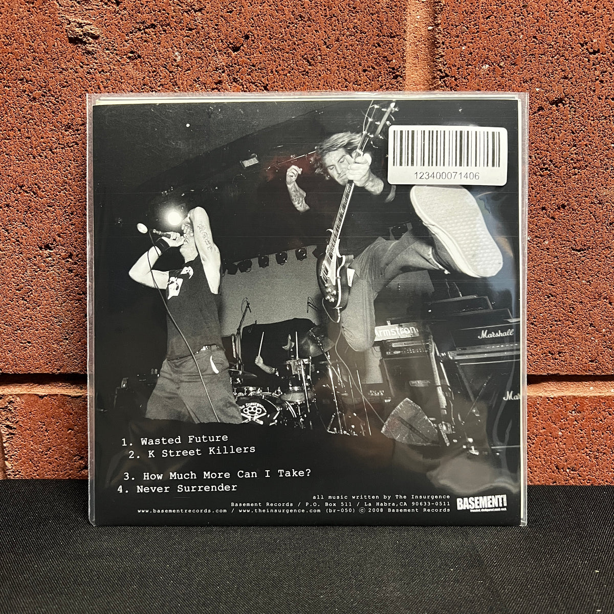 Used Vinyl: The Insurgence "Never Surrender" 7"