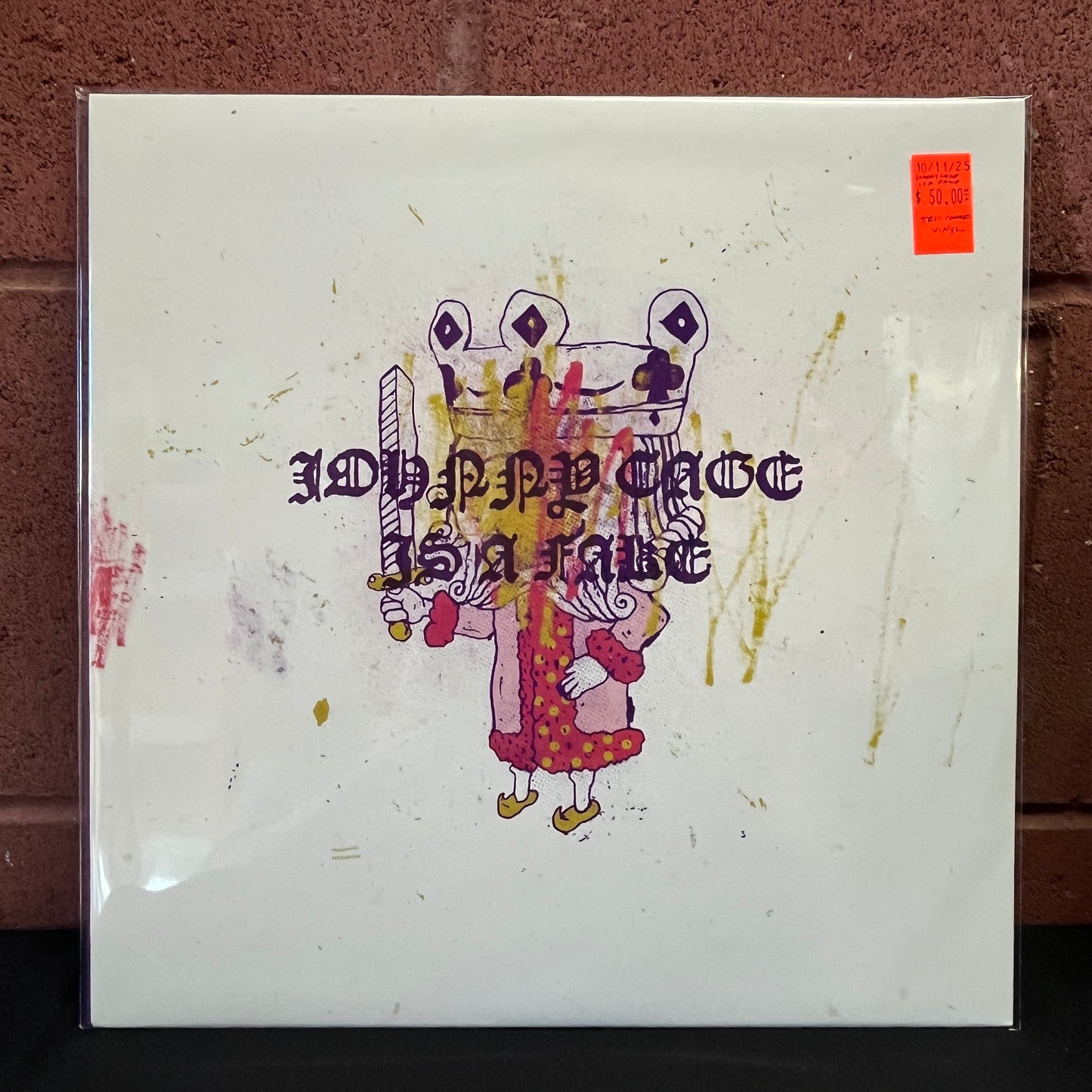 Used Vinyl: Johnny Cage Is A Fake "Johnny Cage Is A Fake" LP (Pink/White/Yellow Tri-Colored vinyl)