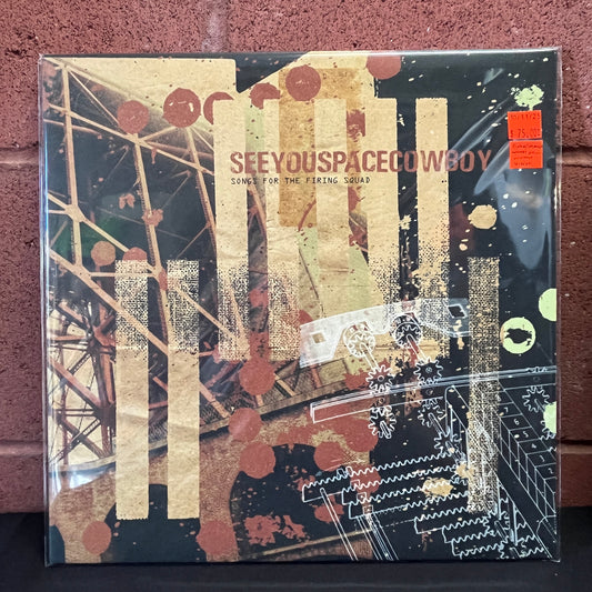 Used Vinyl: SeeYouSpaceCowboy "Songs For The Firing Squad" LP (Black/Orange/White/Yellow merge vinyl)