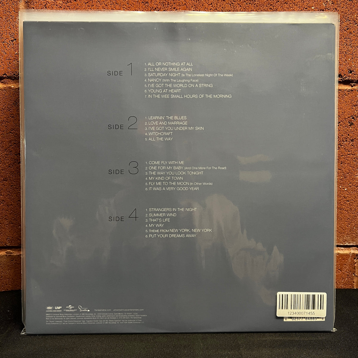 Used Vinyl: Frank Sinatra "Ultimate Sinatra" 2xLP (2019 Press - Blue Vinyl)