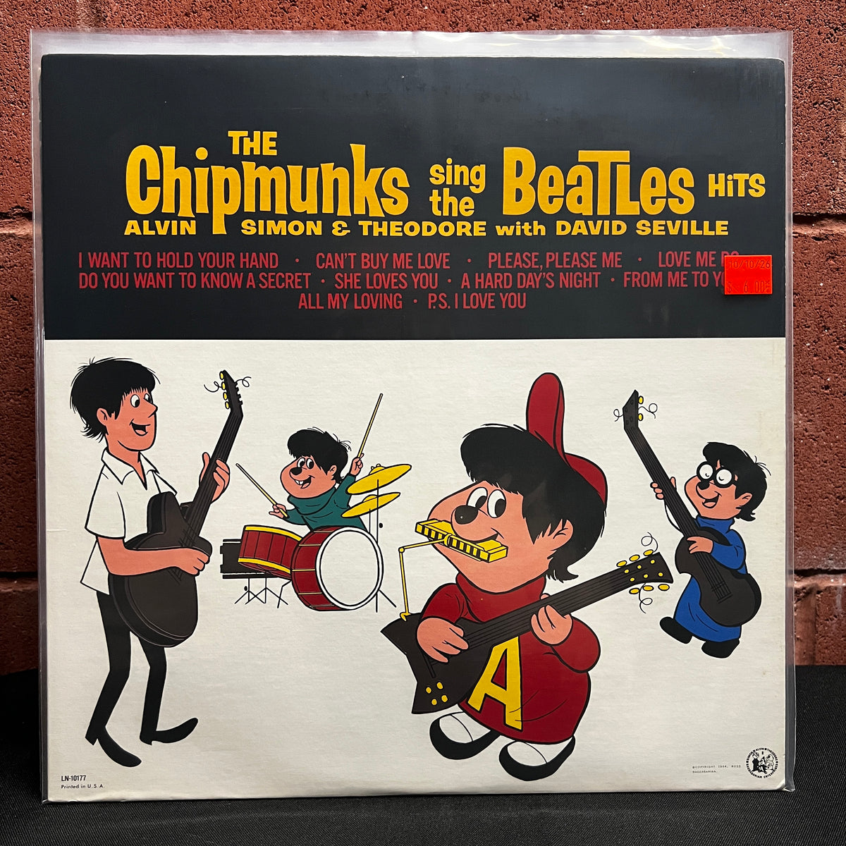 Used Vinyl: The Chipmunks w/Dave Seville "Chipmunks Sing The Beatles Hits" LP
