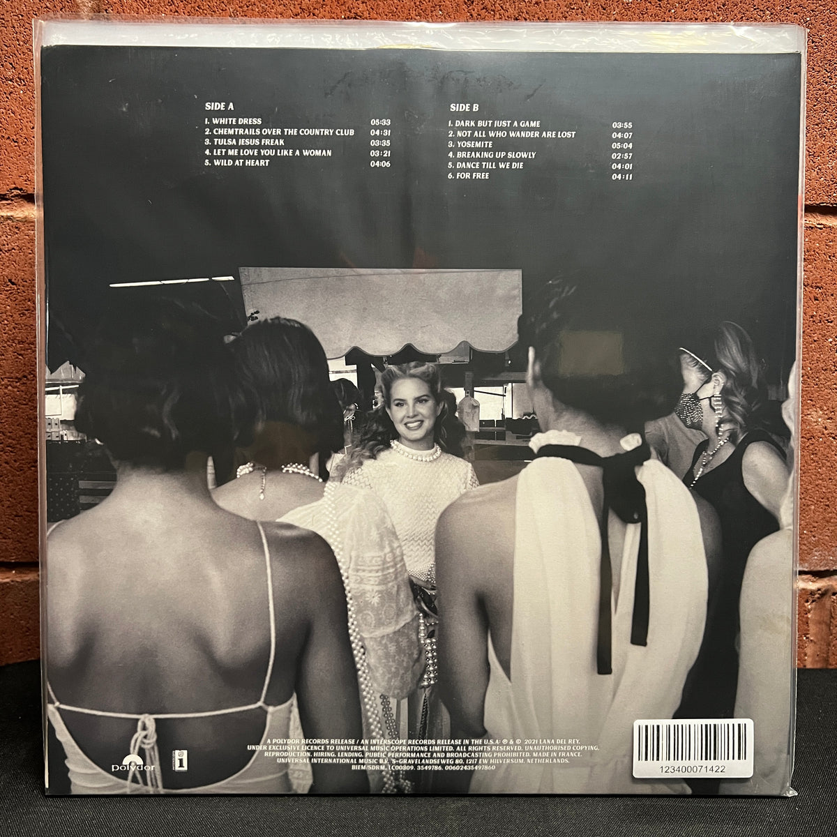 Used Vinyl: Lana Del Rey ‎"Chemtrails Over The Country Club" LP (2021 Press - Clear Vinyl)