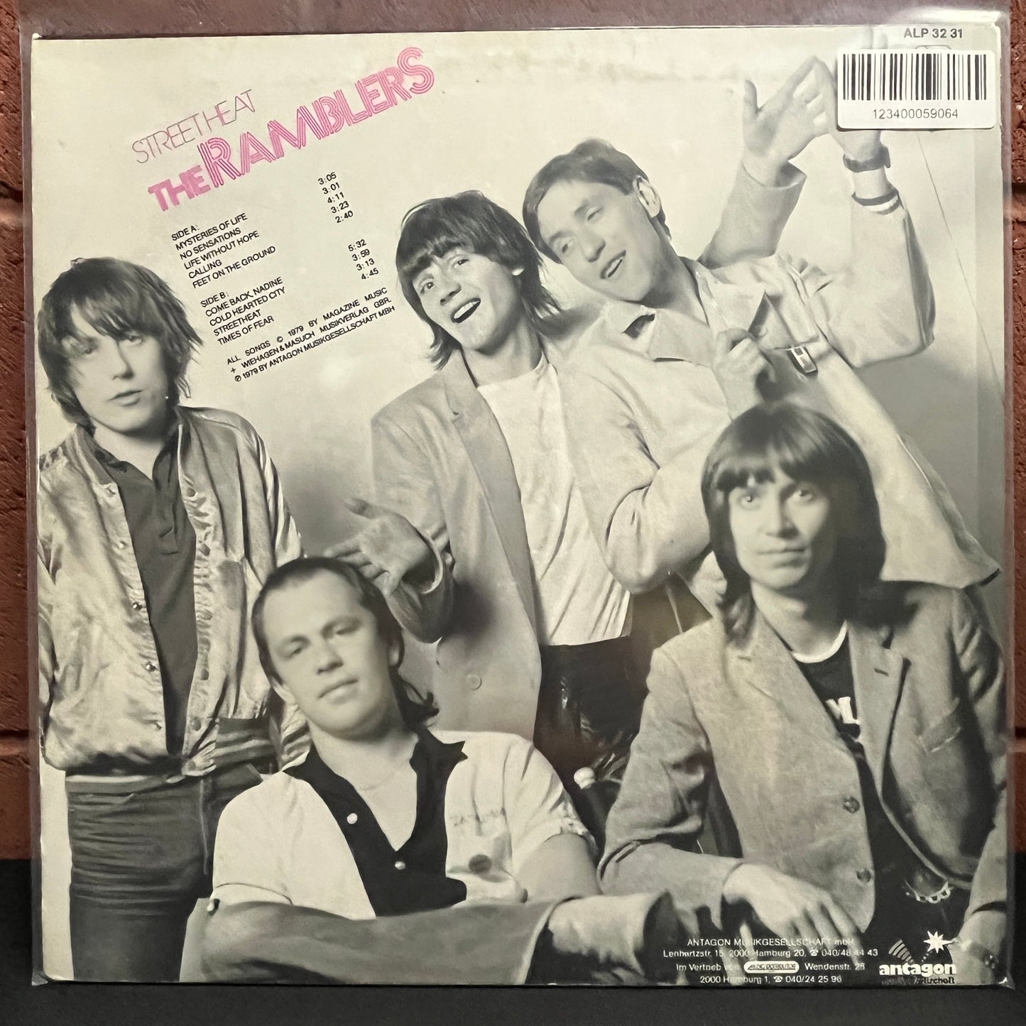 Used Vinyl: The Ramblers "Street Heat" LP (German Press)