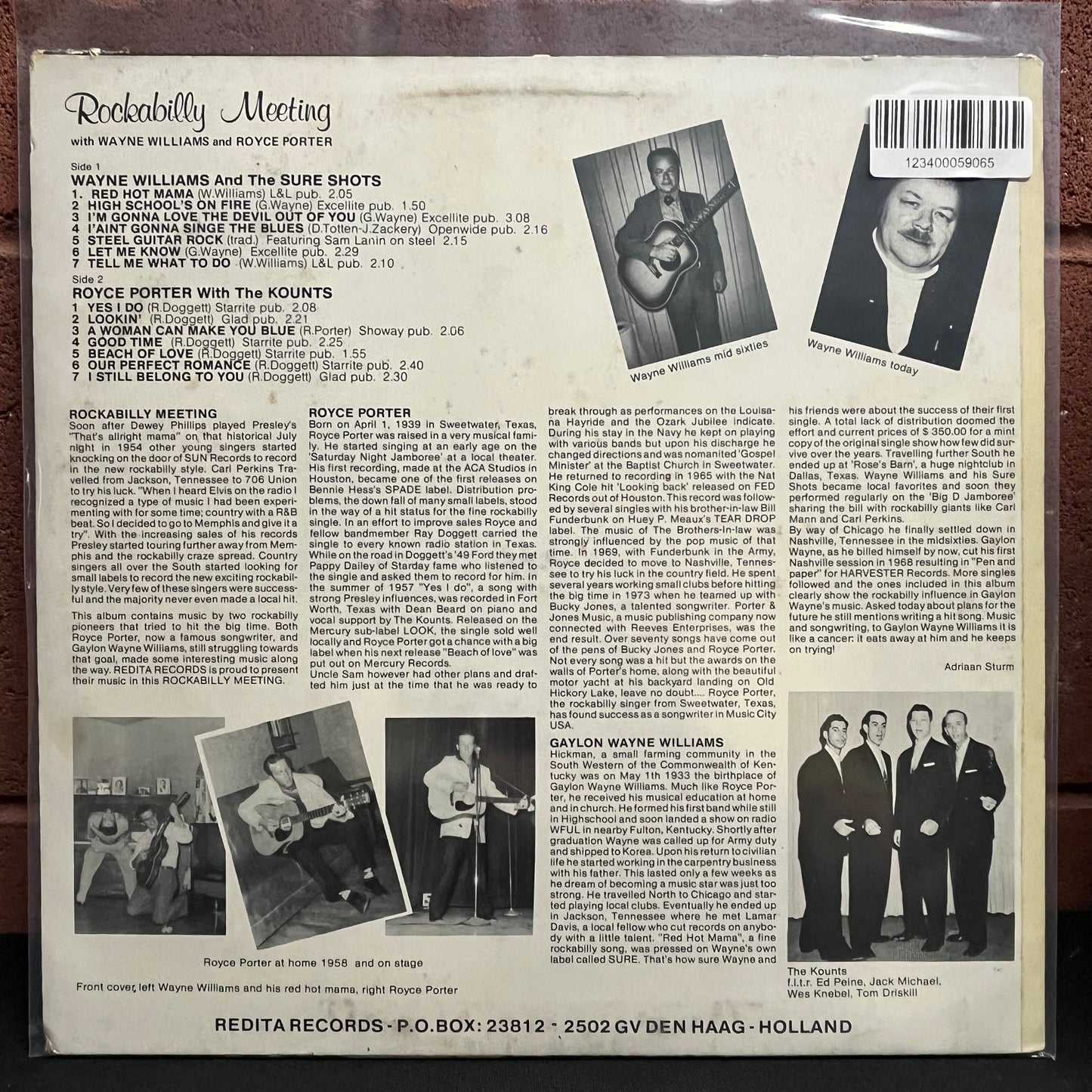 Used Vinyl: Wayne Williams & Royce Porter "Rockabilly Meeting With..." LP (1981 Euro Press)