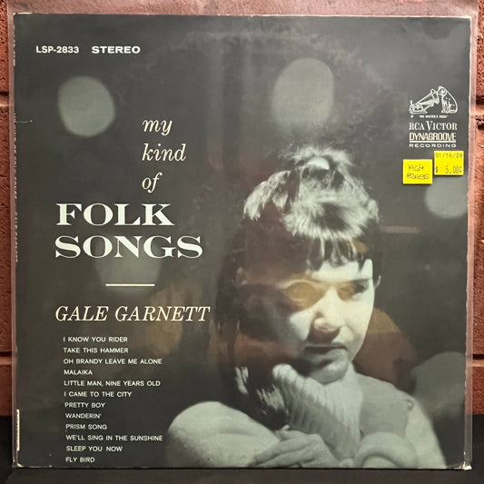 Used Vinyl: Gale Garnett "My Kind Of Folk Songs" LP (1964 Press)