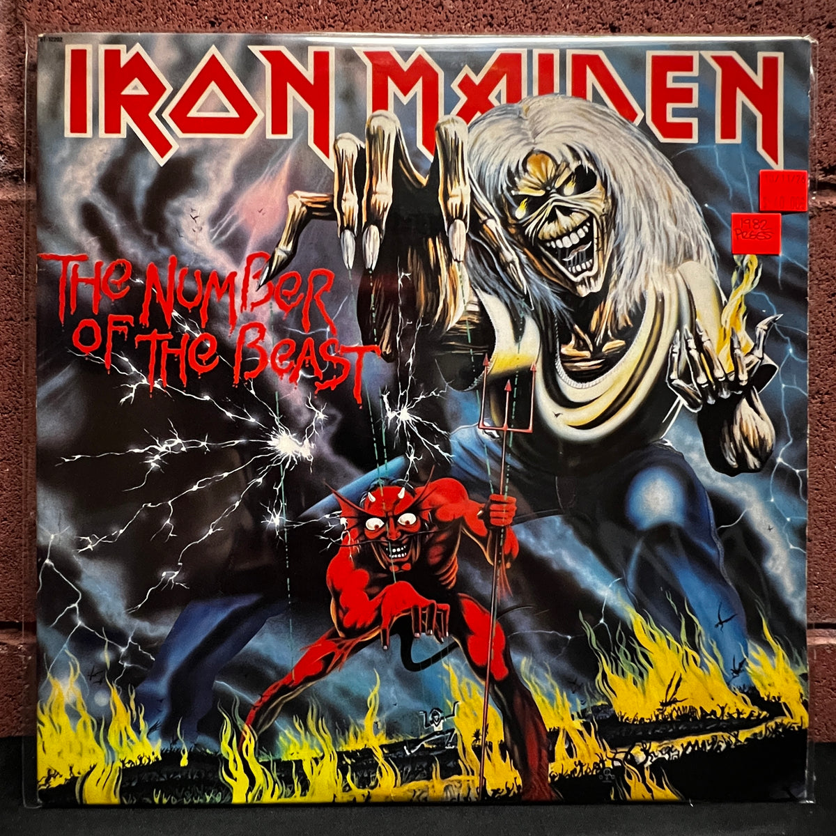 Used Vinyl: Iron Maiden ‎"The Number Of The Beast" LP (1982 Press)