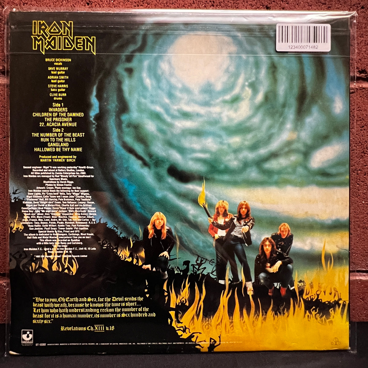 Used Vinyl: Iron Maiden ‎"The Number Of The Beast" LP (1982 Press)