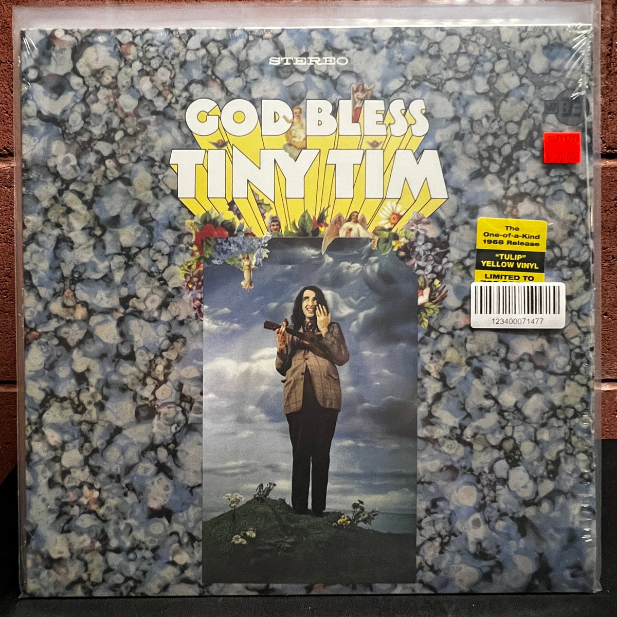 Used Vinyl: Tiny Tim ‎"God Bless Tiny Tim" LP (2021 Press - Yellow Vinyl)