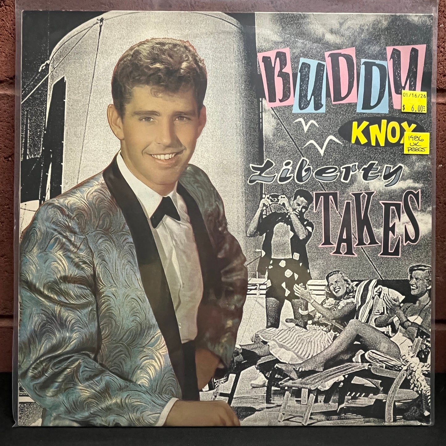 Used Vinyl: Buddy Knox "Liberty Takes" LP (1986 UK Press)