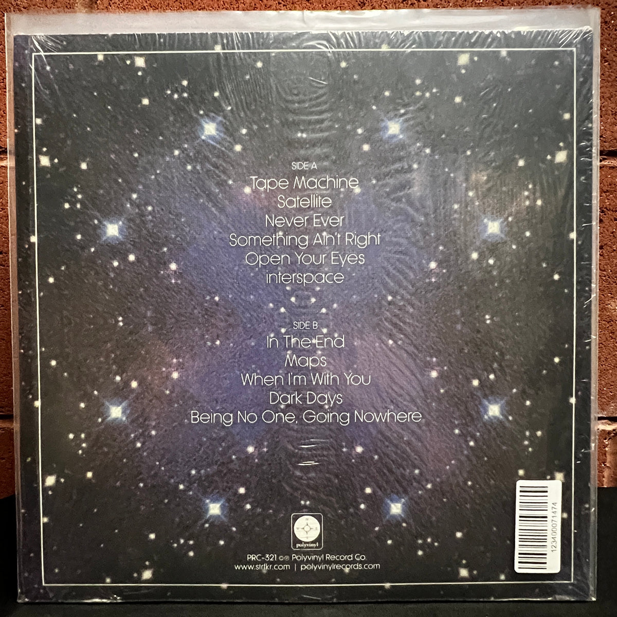 Used Vinyl: STRFKR "Being No One, Going Nowhere" LP (2016 Press - Blue Vinyl)