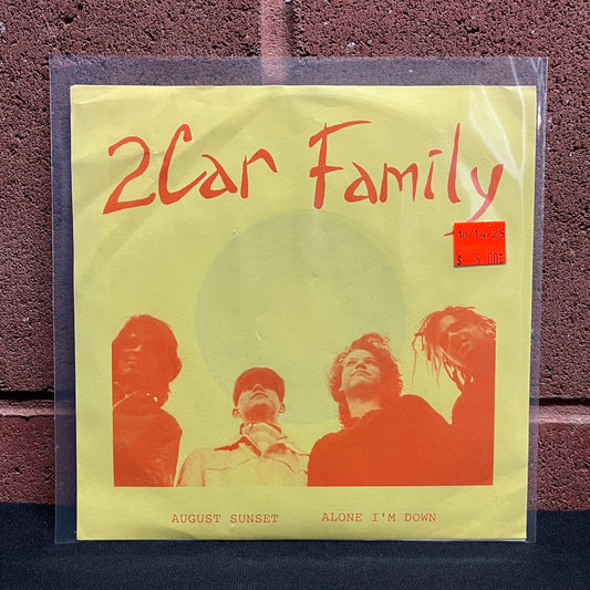 Used Vinyl: 2Car Family "August Sunset / Alone I'm Down" 7"