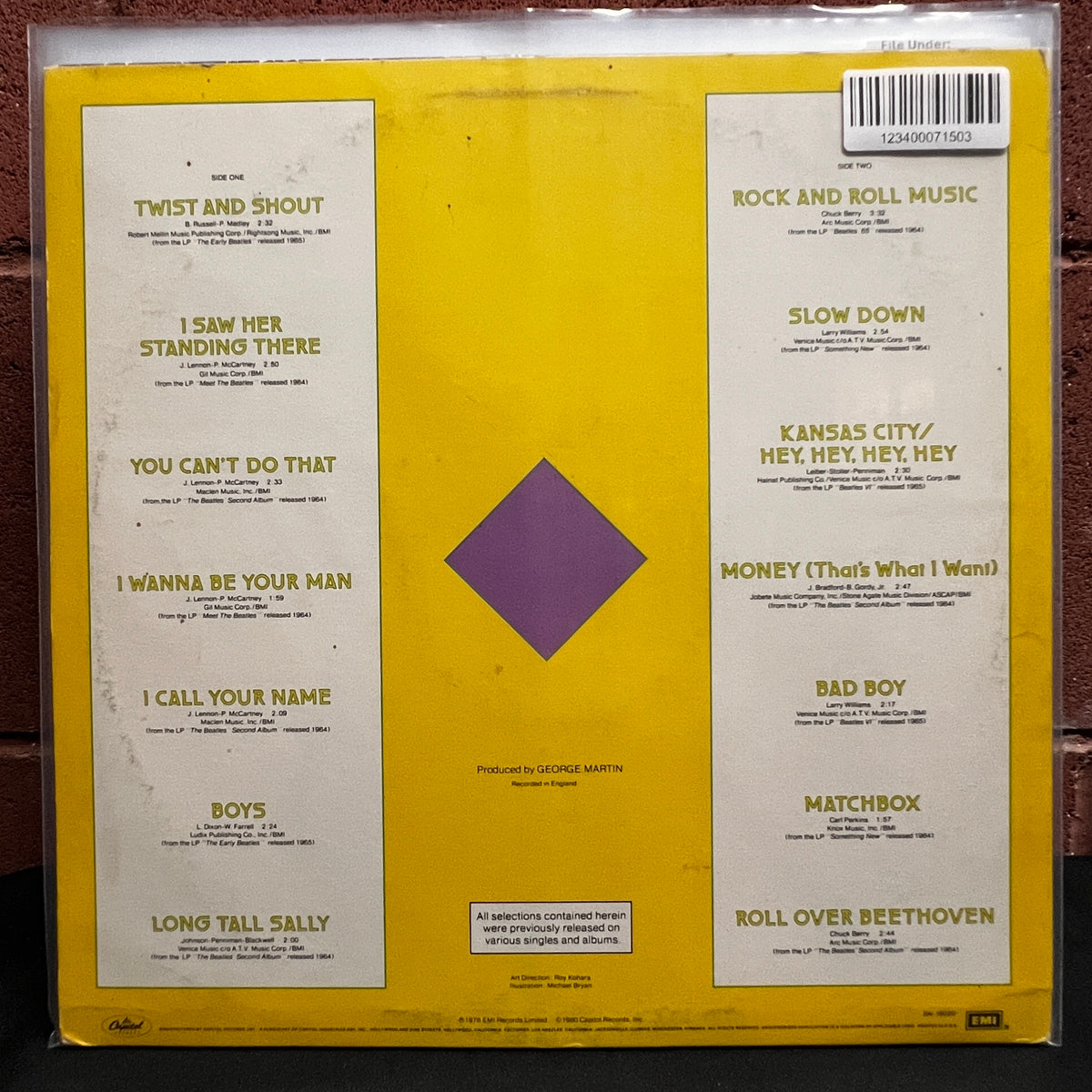 Used Vinyl: The Beatles "Rock 'n' Roll Music, Volume 1" LP (1980 Press)