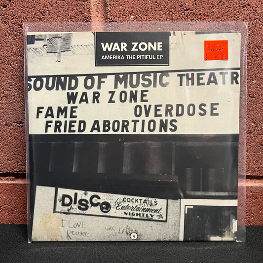 Used Vinyl: War Zone "Amerika The Pitiful EP" 7"