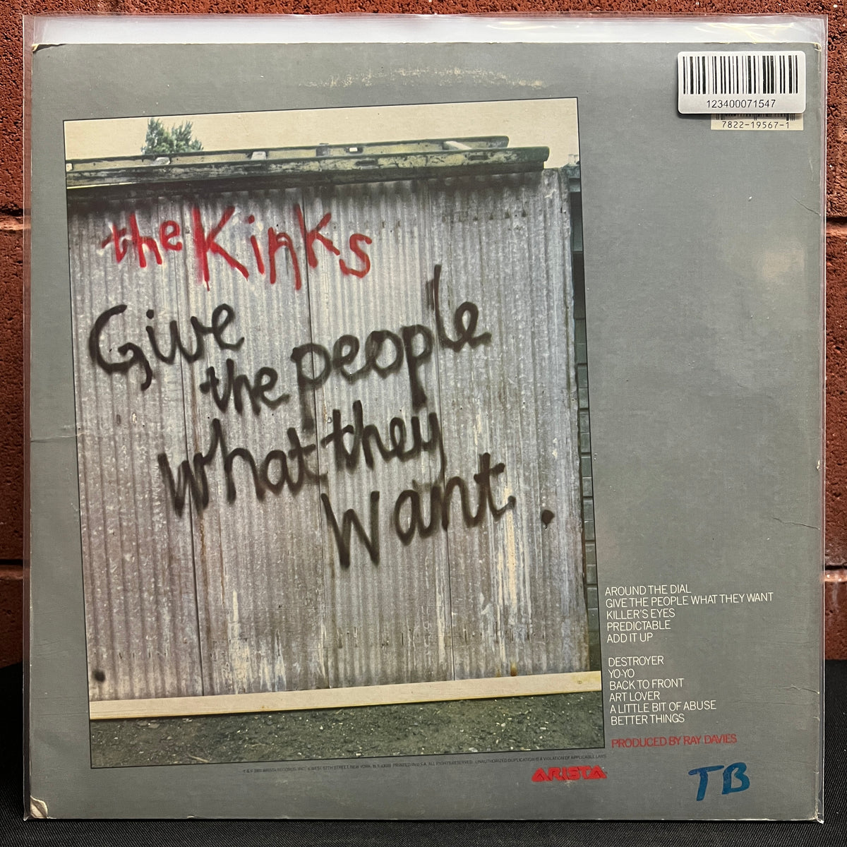Used Vinyl: The Kinks "Give The People What They Want" LP
