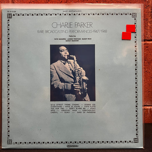 Used Vinyl: Charlie Parker ‎"Rare Broadcasting Performances 1947/1948" LP (1975 Press)