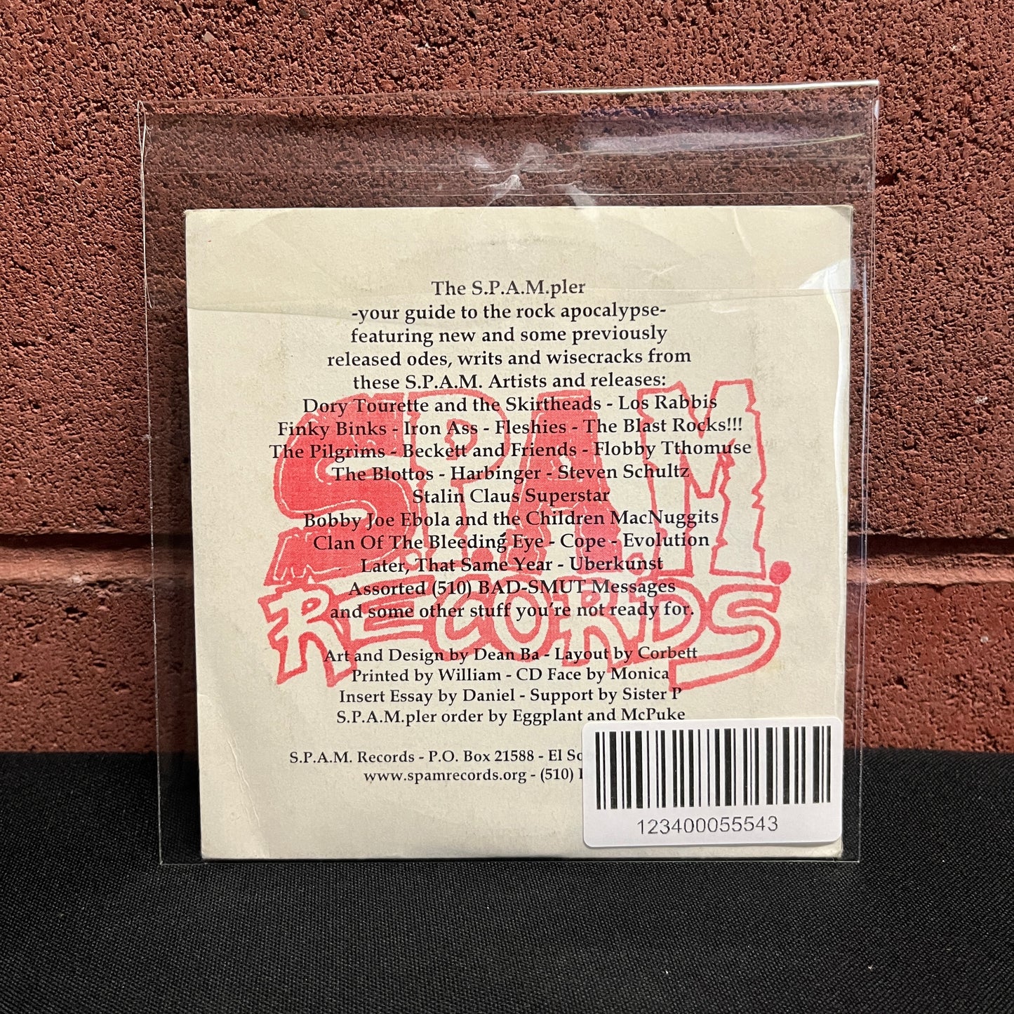 Used CD: V/A - "The S.P.A.M.pler - Your Guide To The Rock Apocalypse" CD