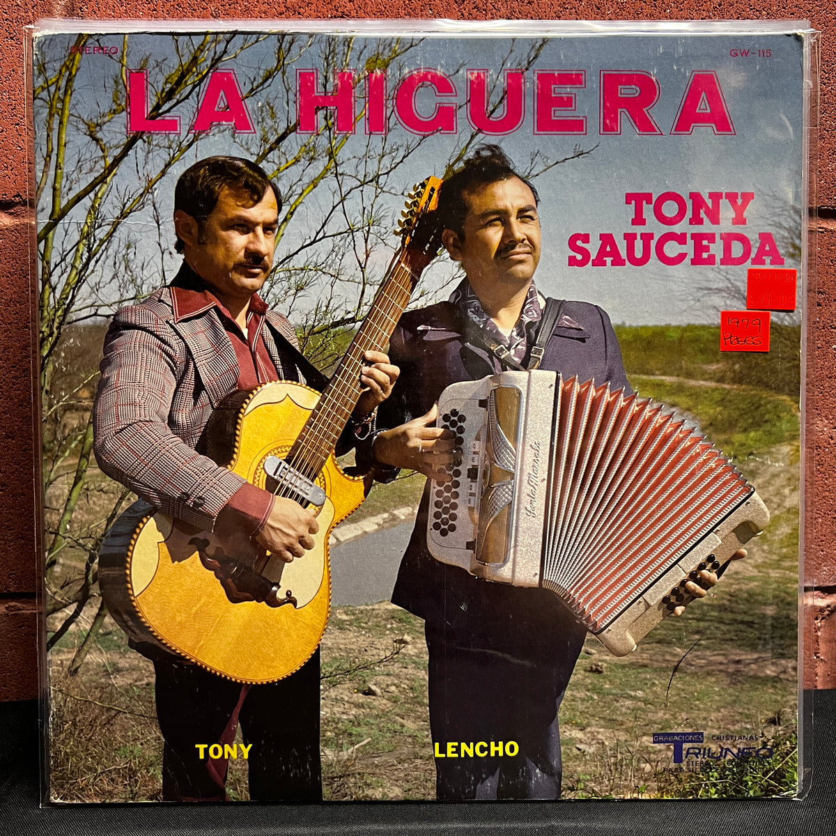 Used Vinyl: Tony Sauceda & Los Misioneros "La Higuera" LP (1979 Press)