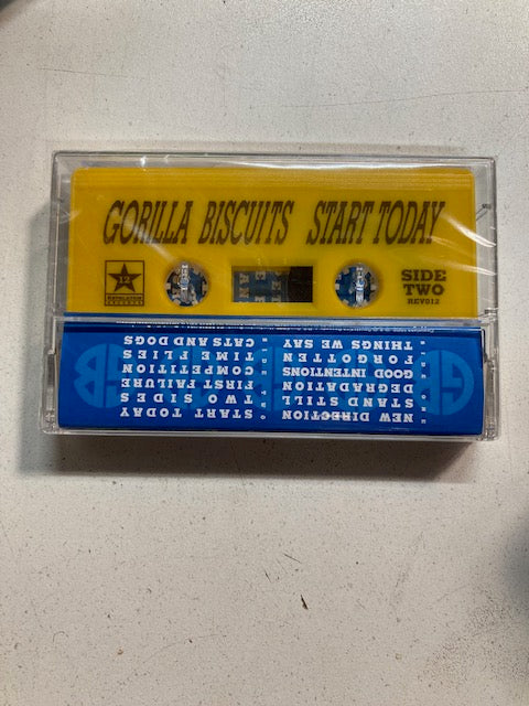 Gorilla Biscuits "Start Today" Cassette (Yellow)