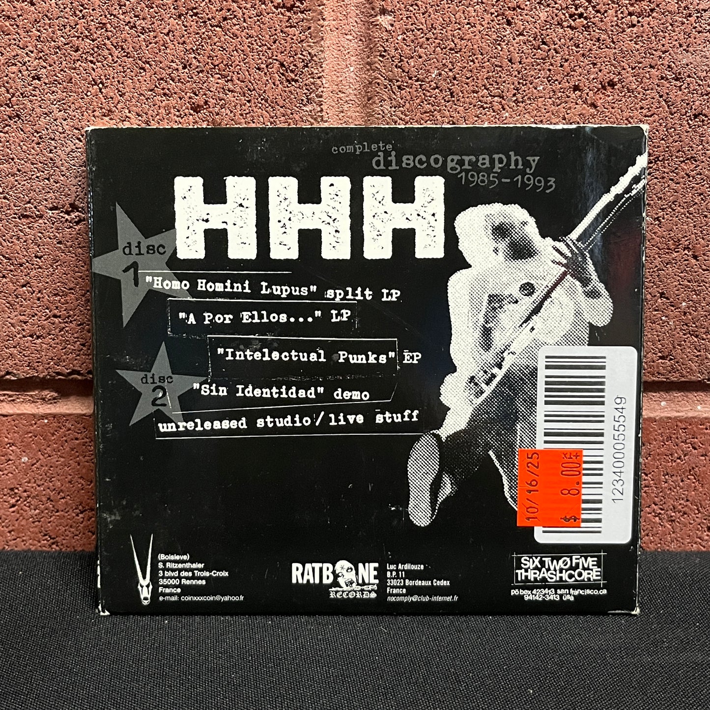 Used CD: HHH "Complete Discography 1985-1993" 2xCD