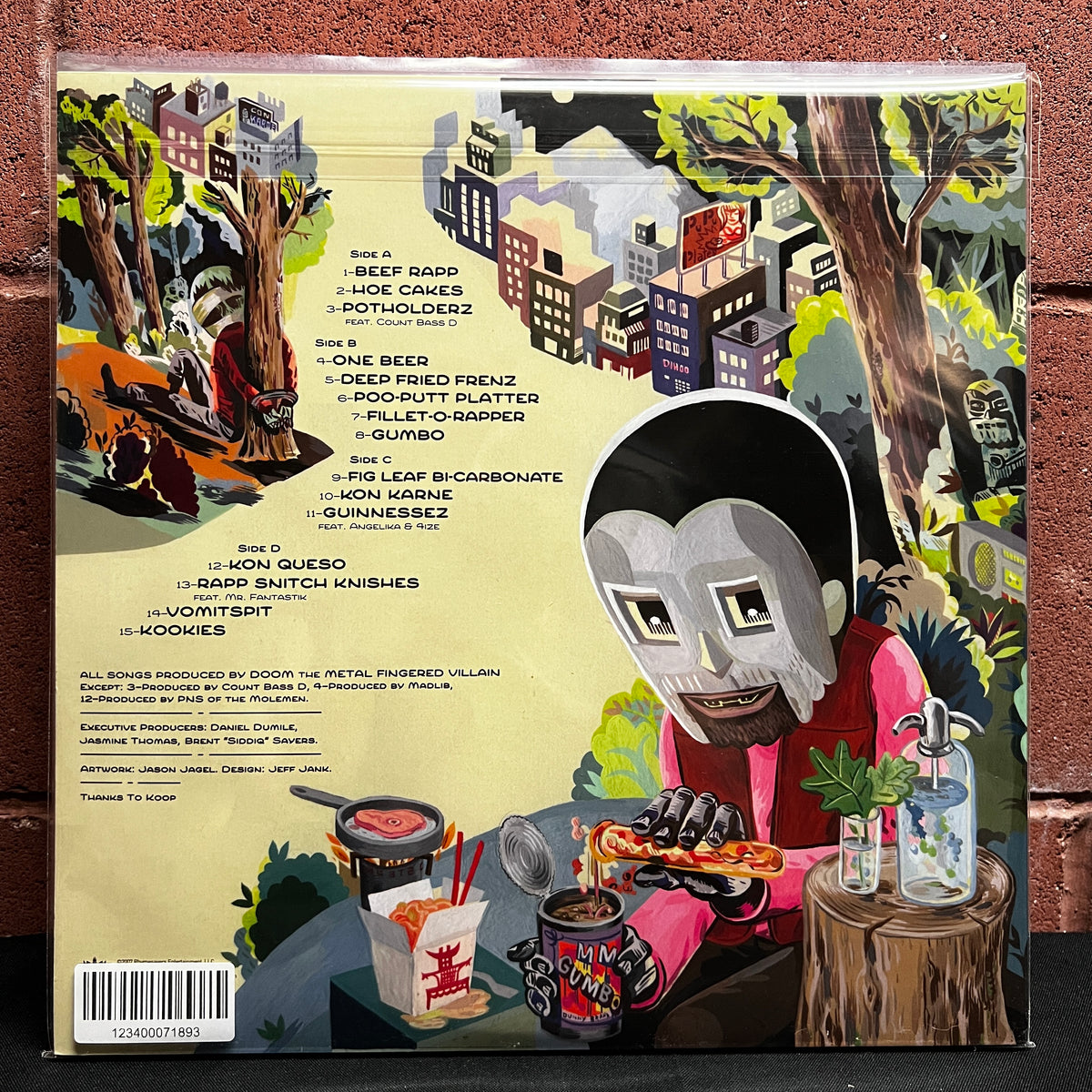 Used Vinyl: MF Doom "MM..Food" 2xLP (2020 pressing, Green + Pink vinyl)