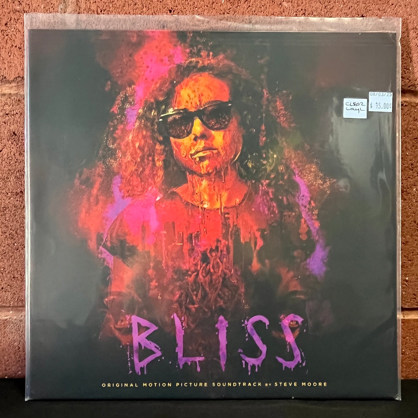 Used Vinyl: Steve Moore "Bliss: Original Motion Picture Soundtrack" LP (Clear Vinyl)