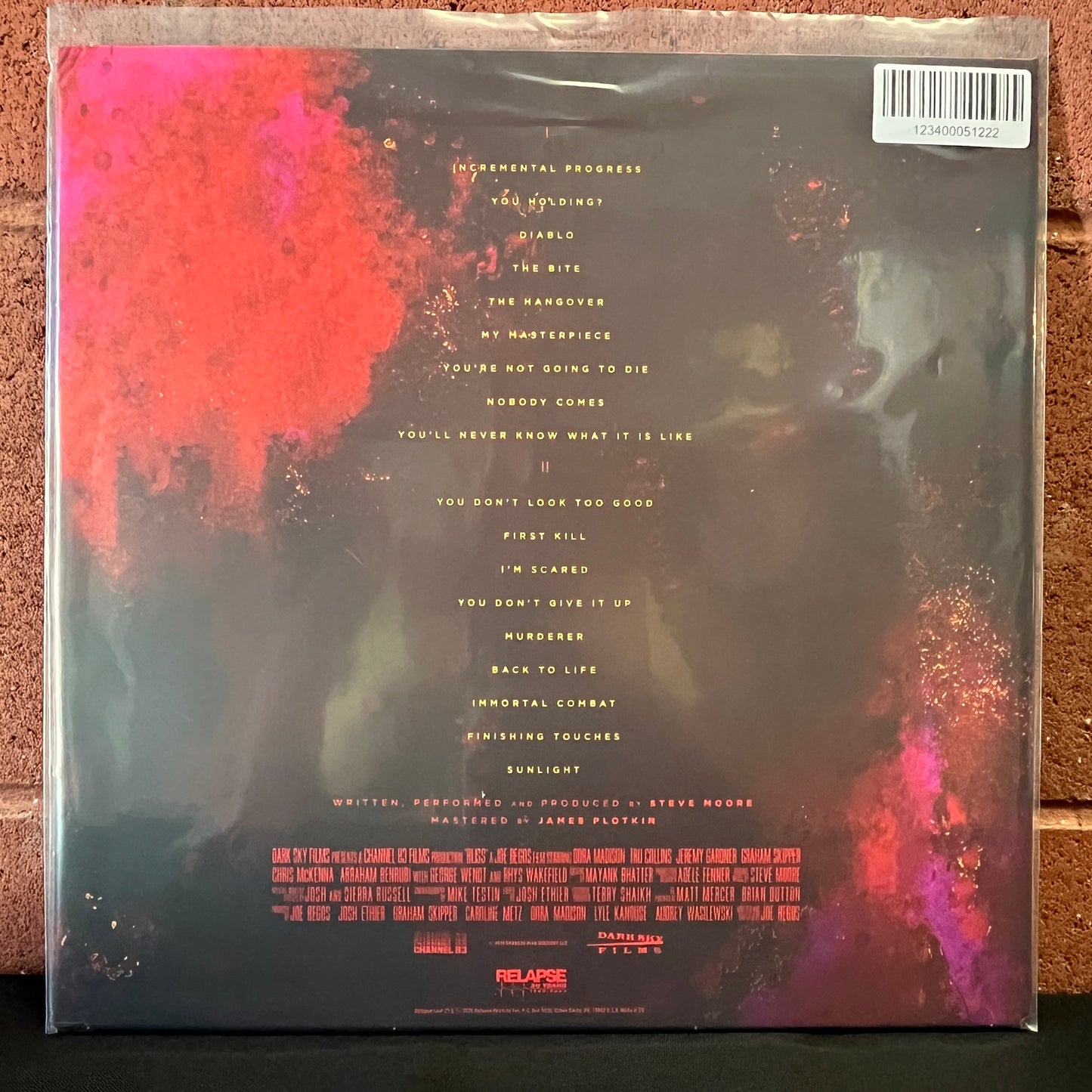 Used Vinyl: Steve Moore "Bliss: Original Motion Picture Soundtrack" LP (Clear Vinyl)