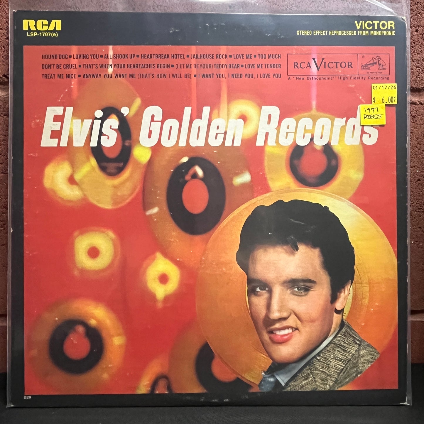 Used Vinyl: Elvis Presley "Elvis' Golden Records" LP (1977 Press)