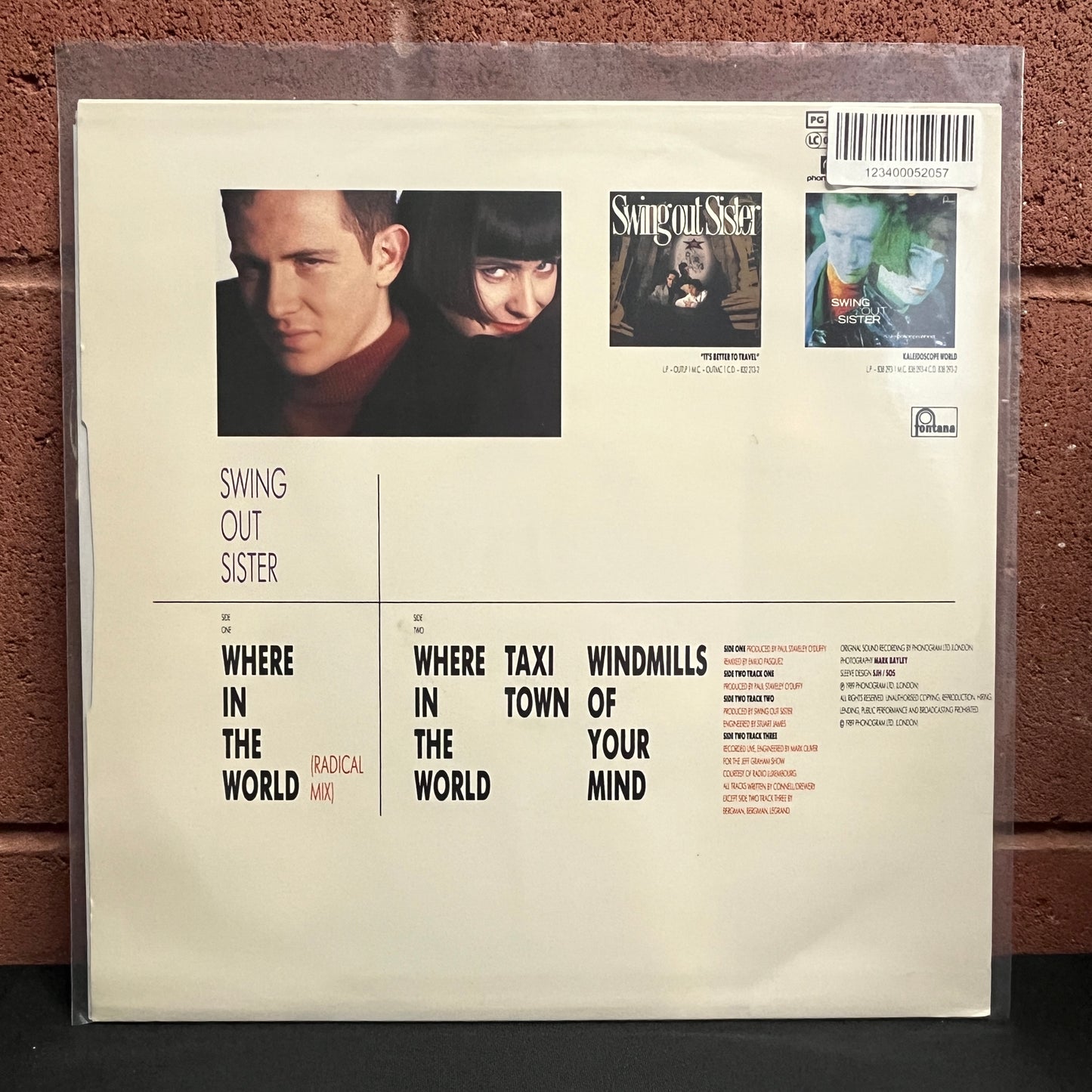 Used Vinyl: Swing Out Sister "Where In The World?" 12" (1989 UK Press)