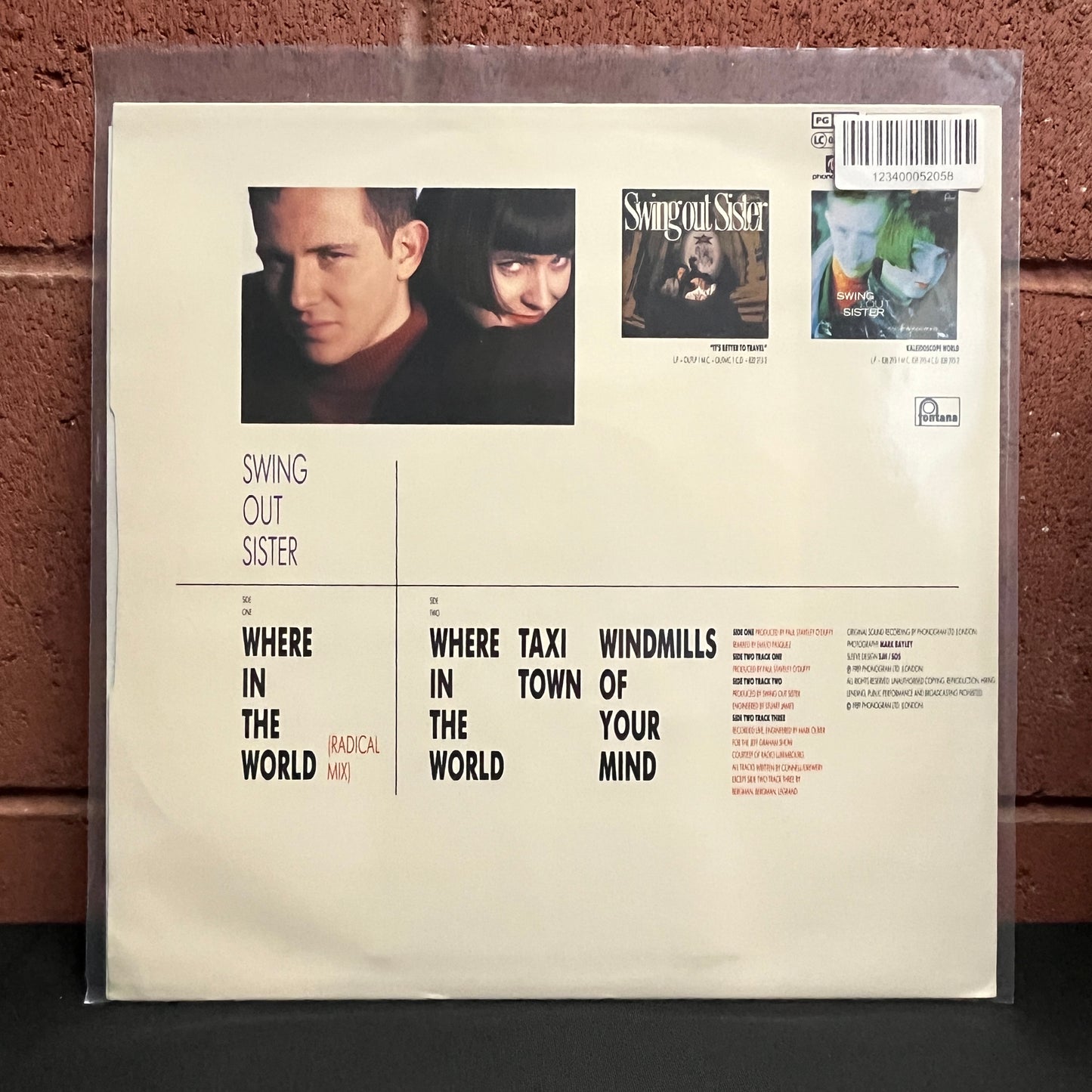 Used Vinyl: Swing Out Sister "Where In The World?" 12" (1989 UK Press)