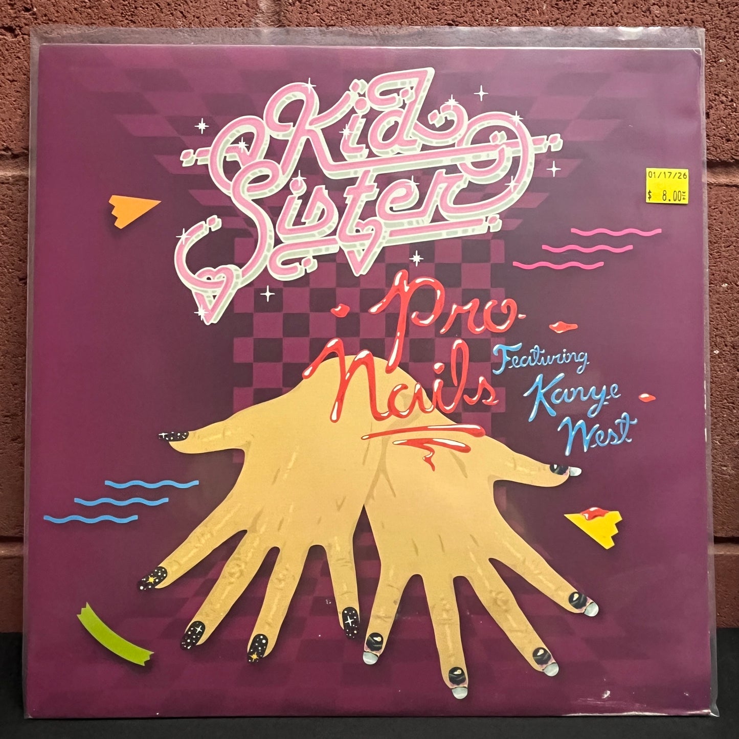 Used Vinyl: Kid Sister "Pro Nails" 12" (2007 Press)