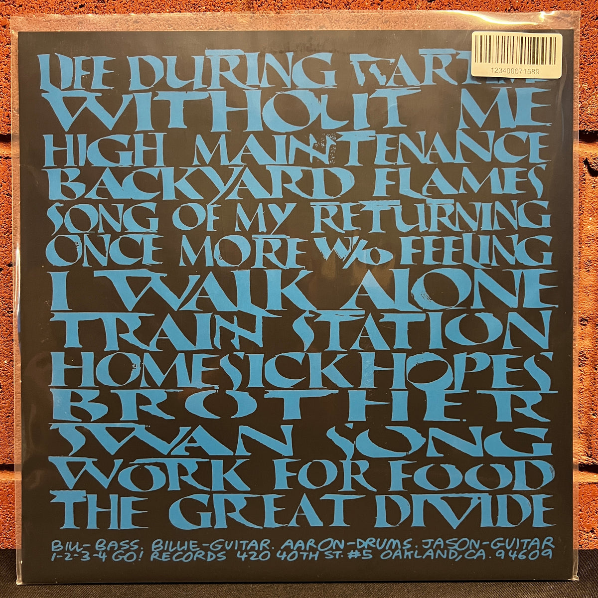 Used Vinyl: Pinhead Gunpowder ‎"Goodbye Ellston Avenue" LP (2022 Press - Blue w/Black & Pink Splatter Vinyl)