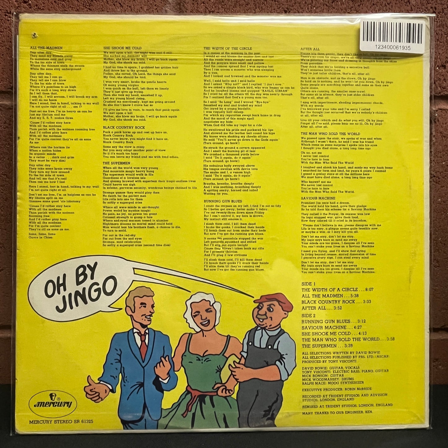 Used Vinyl: David Bowie "The Man Who Sold The World" LP (Unofficial 70s Press)