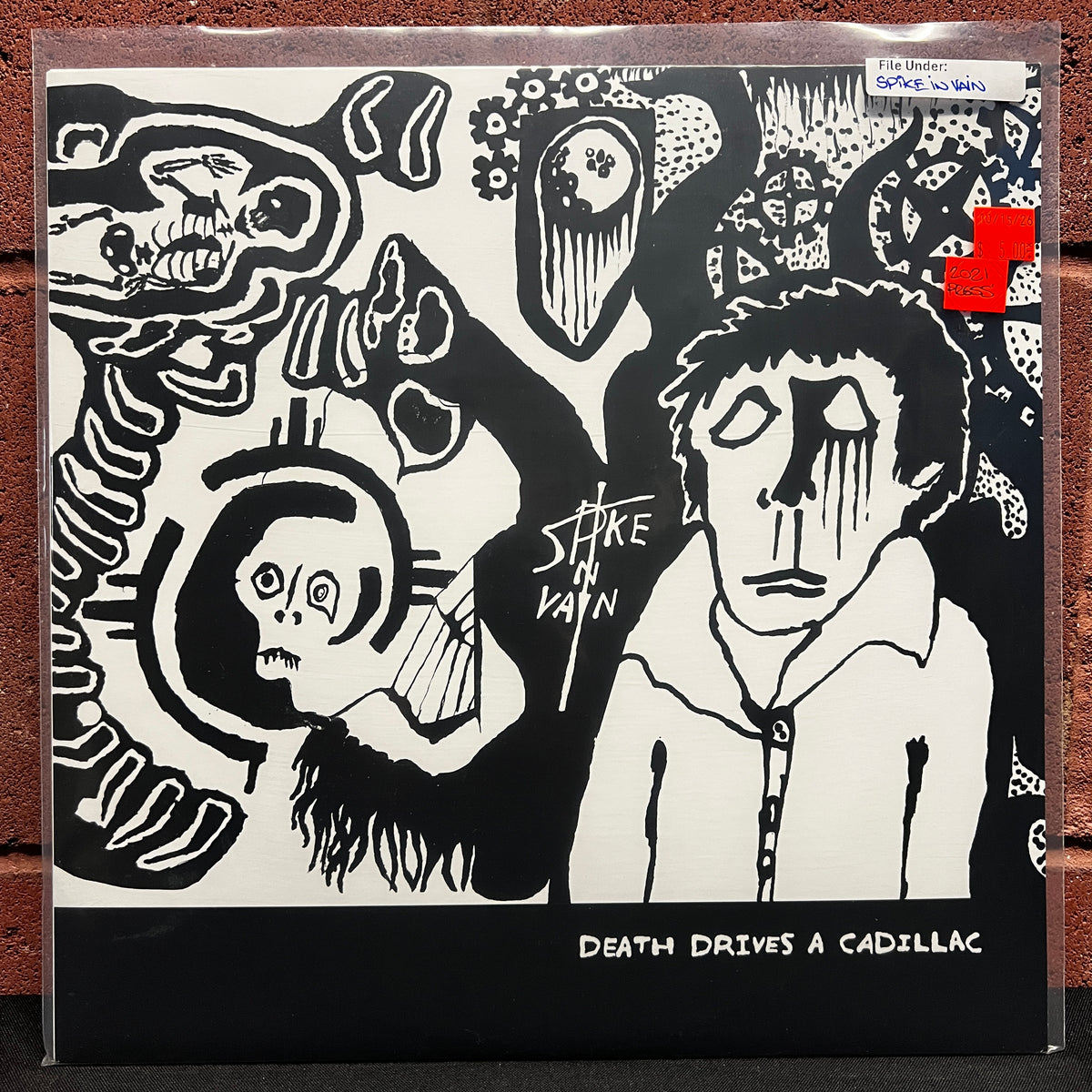 Used Vinyl: Spike In Vain ‎"Death Drives A Cadillac" LP (2021 Press)