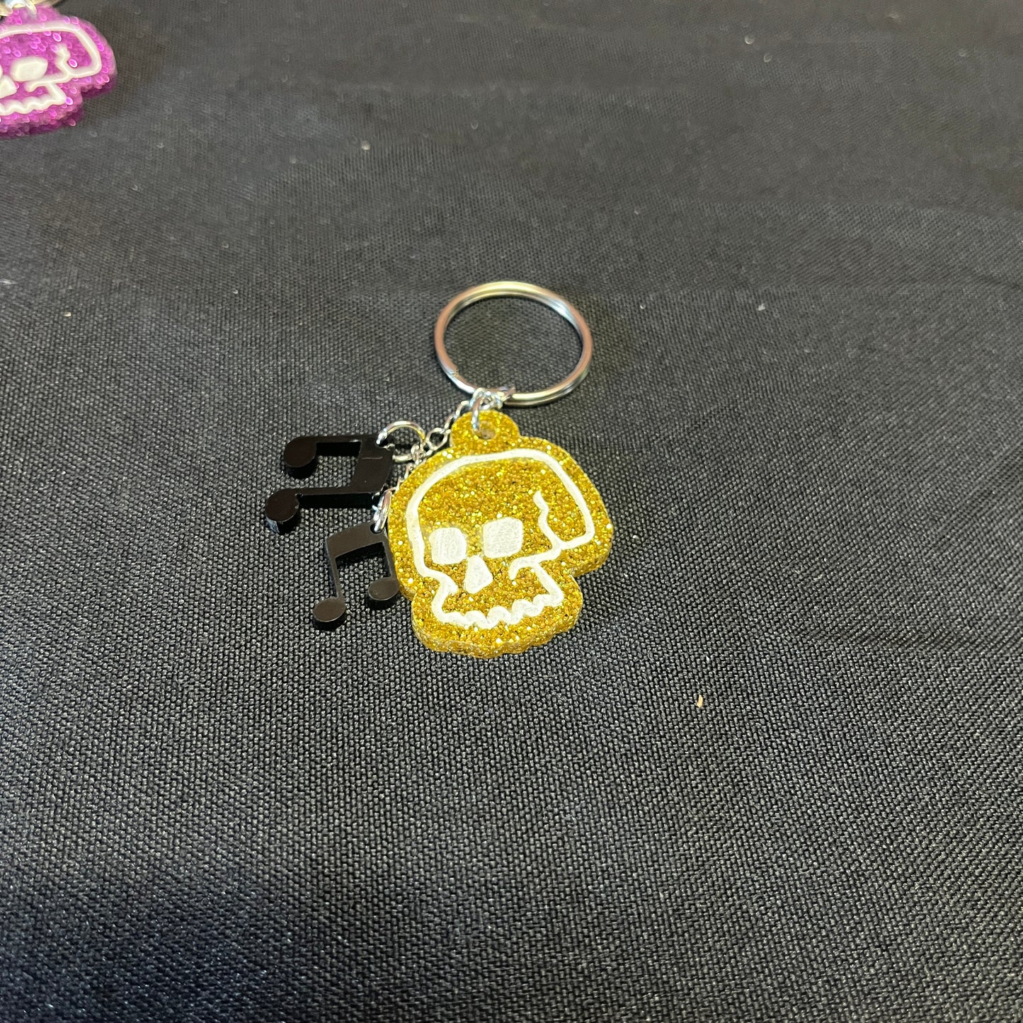 1-2-3-4 Go! Records Keychain, Assorted styles