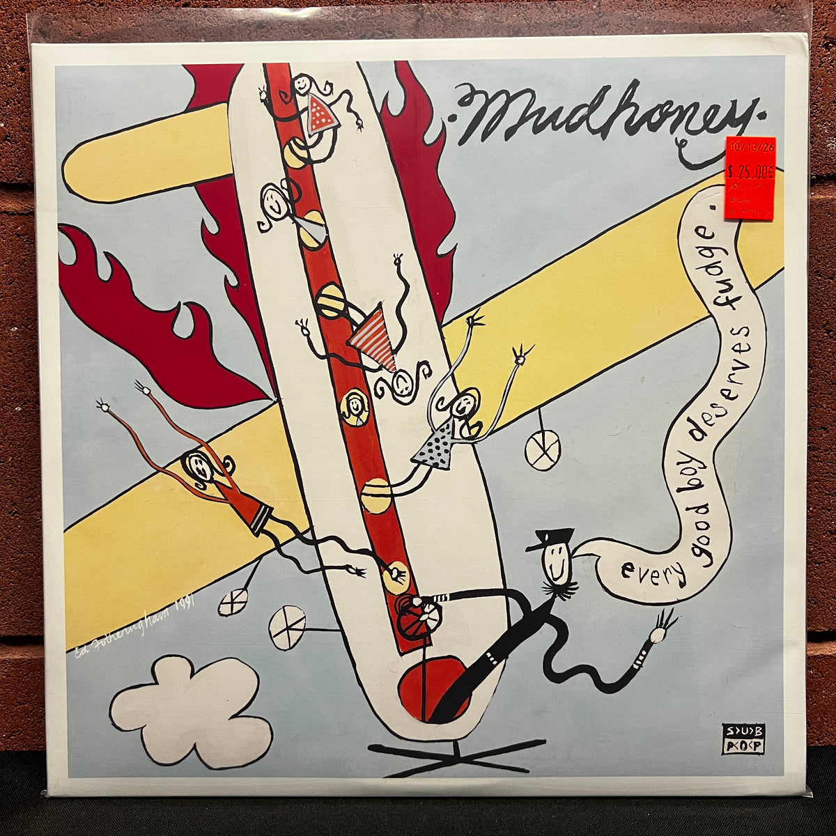 Used Vinyl: Mudhoney "Every Good Boy Deserves Fudge" 2xLP (Blue and Red vinyl)