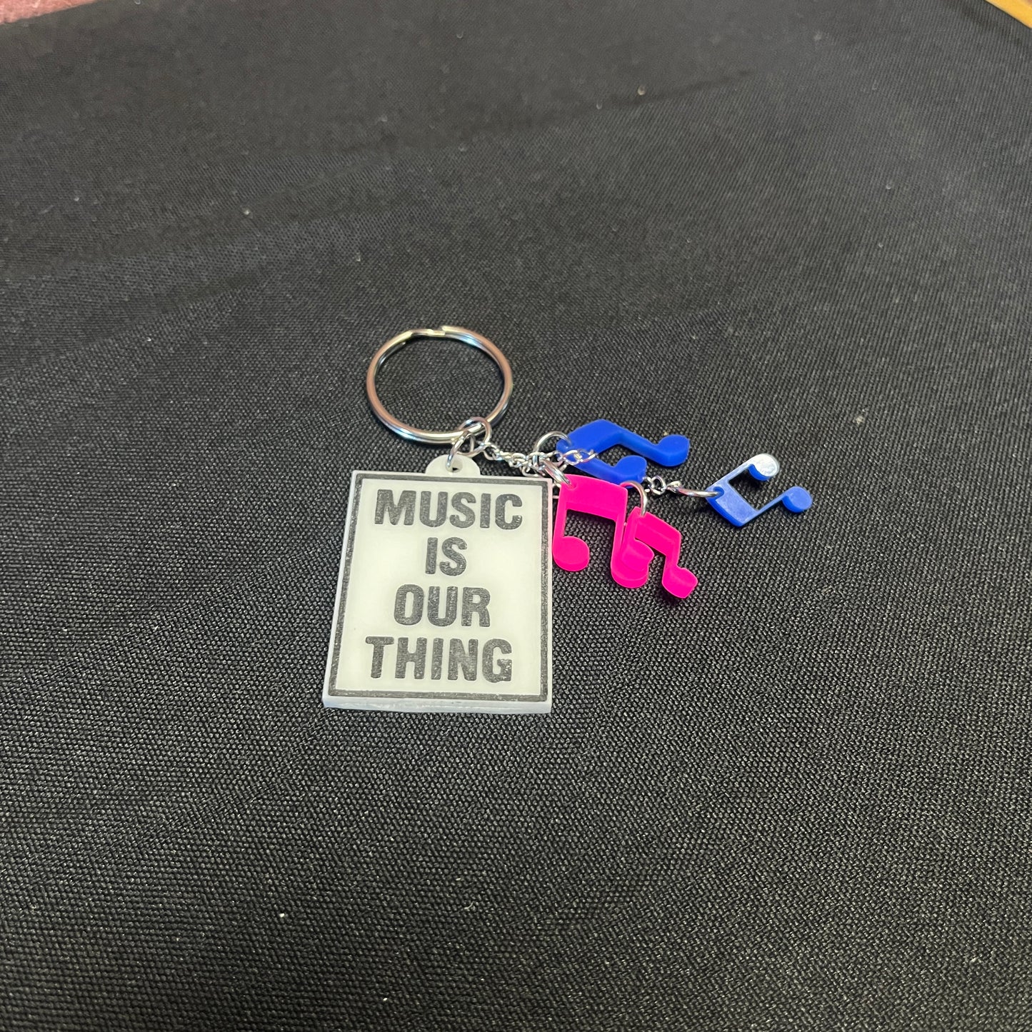 1-2-3-4 Go! Records Keychain, Assorted styles