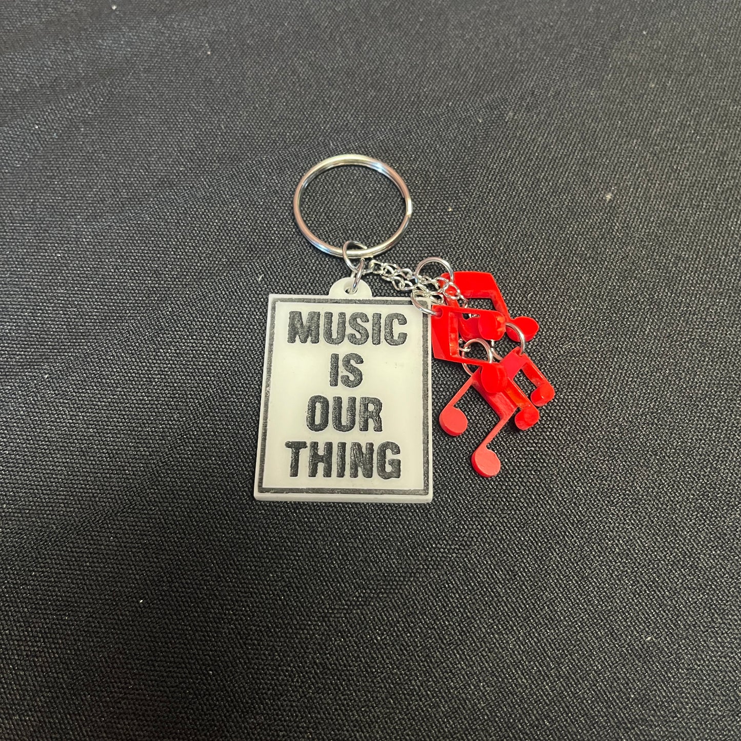 1-2-3-4 Go! Records Keychain, Assorted styles