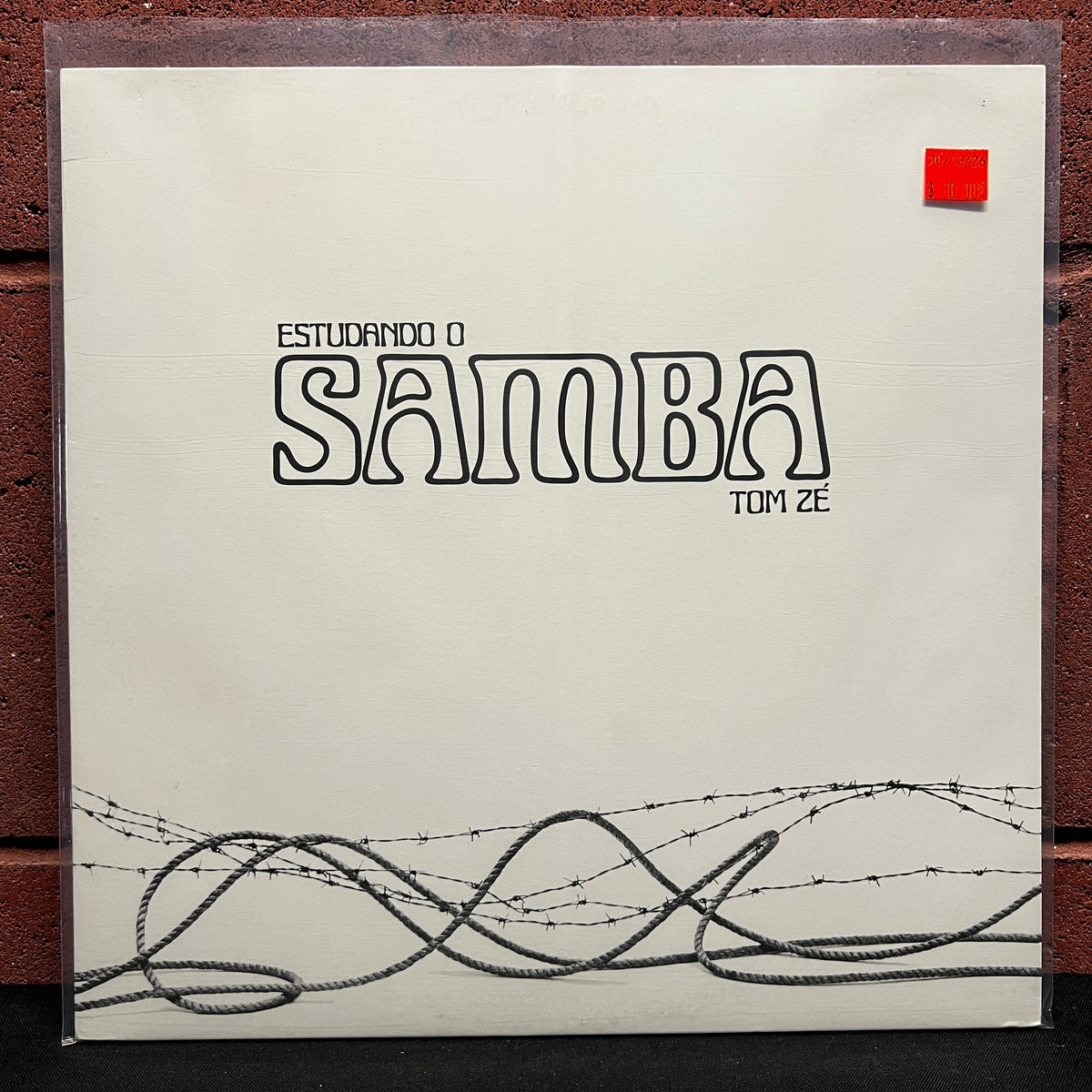 Used Vinyl: Tom Ze "Estudando O Samba" LP (2019 UK pressing)