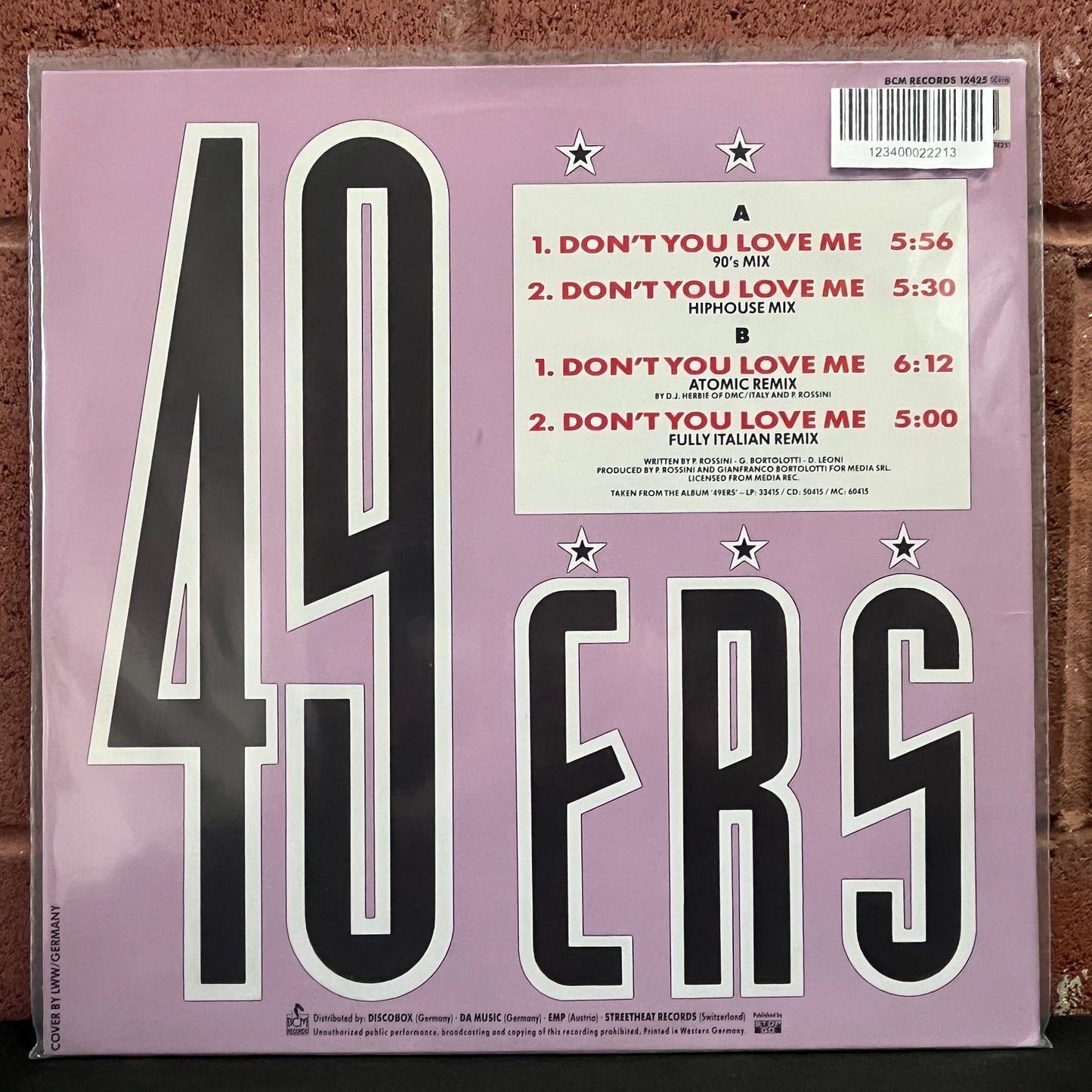 Used Vinyl: 49ers "Don't You Love Me" 12"