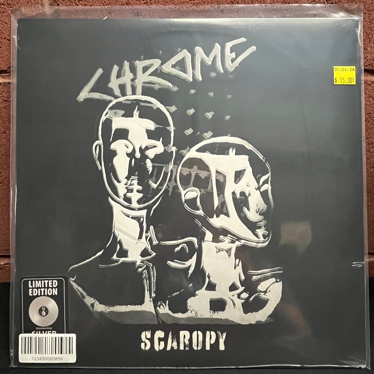 Used Vinyl: Chrome "Scaropy" LP (2021 Press, Silver Vinyl)