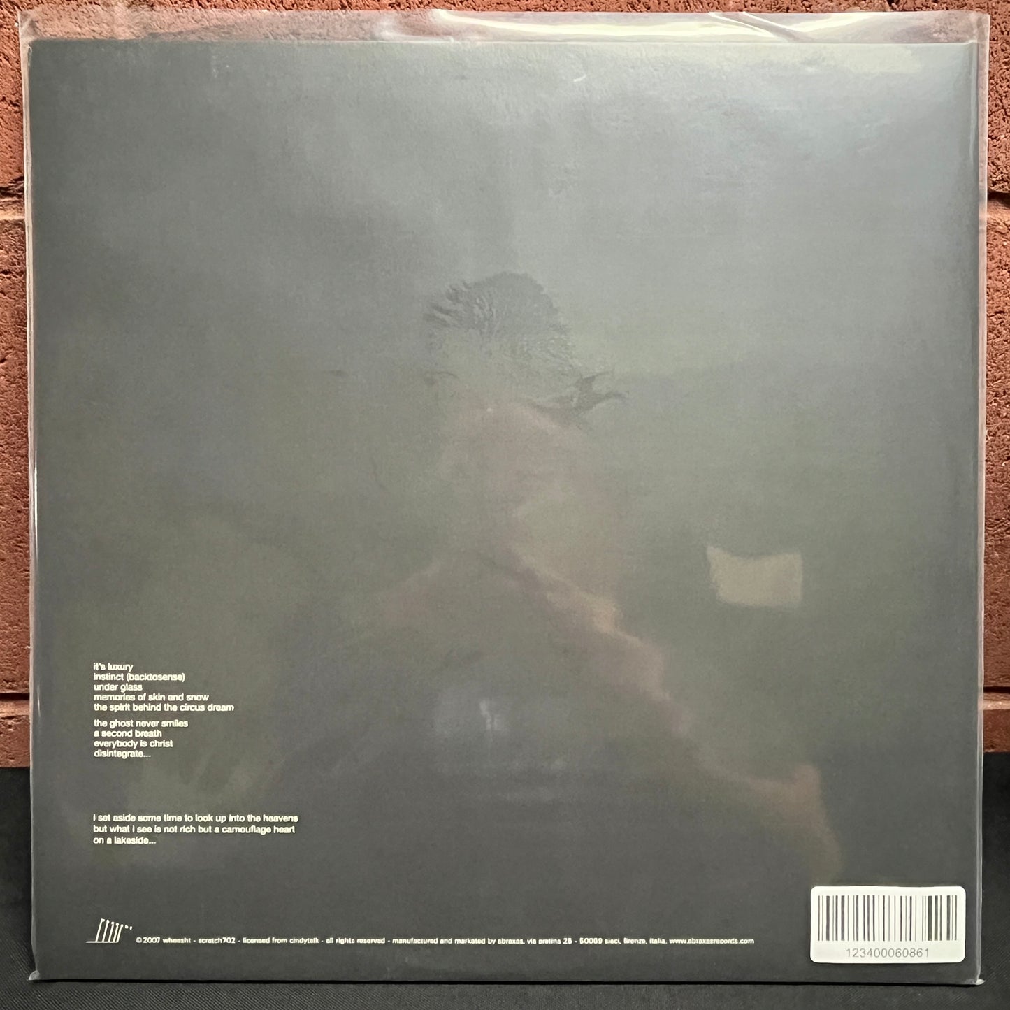 Used Vinyl: Cindytalk "Camouflage Heart" LP (2017 Italian Press)