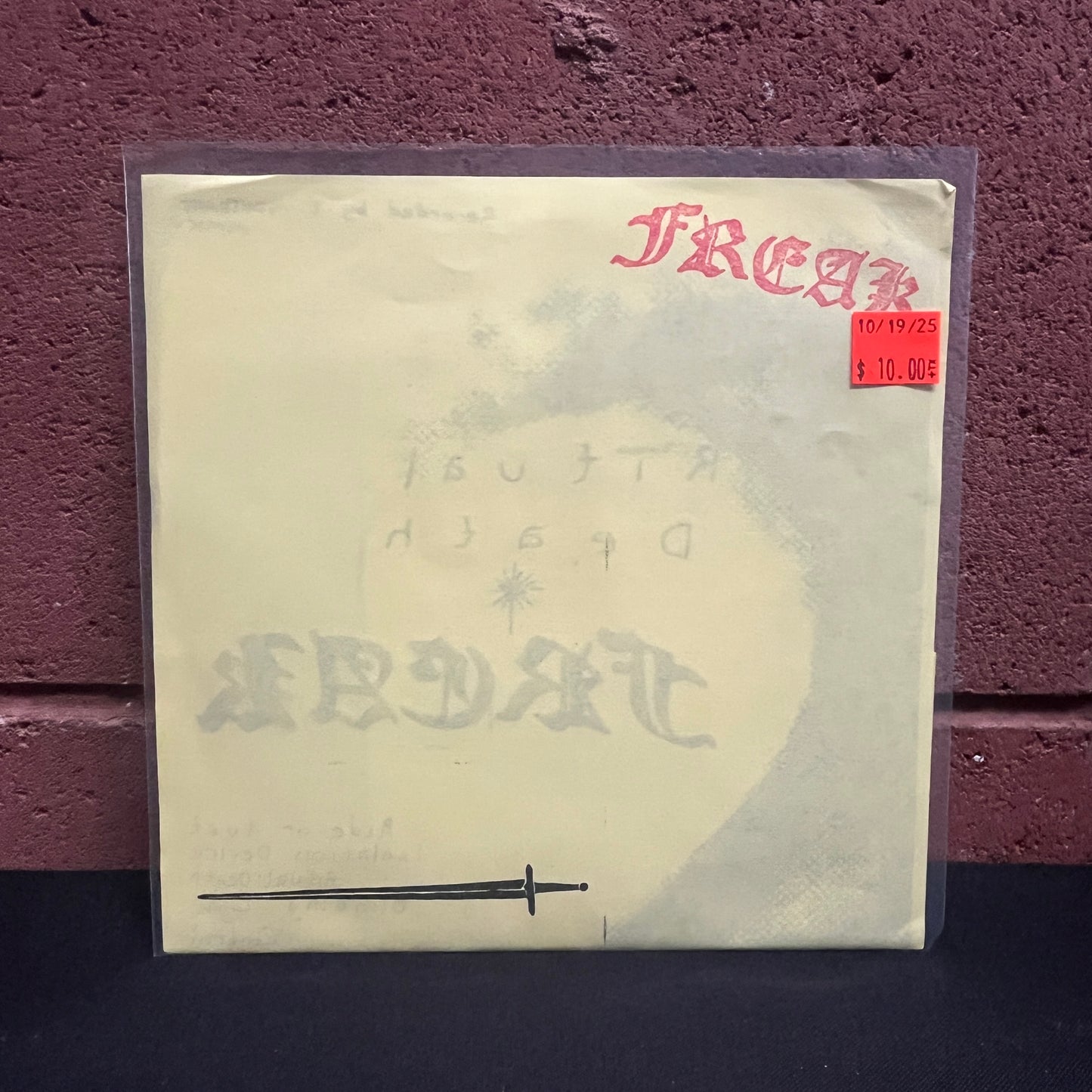 Used Vinyl: Freak "Ritual Death" 7"