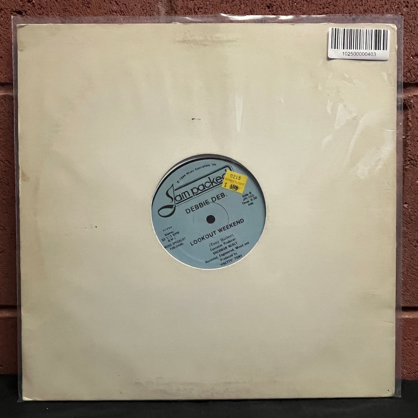 Used Vinyl: Debbie Deb "Lookout Weekend" 12"