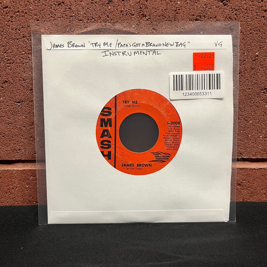 Used Vinyl: James Brown "Try Me b/w Papa's Got A Brand New Bag (Instrumental)" 7"
